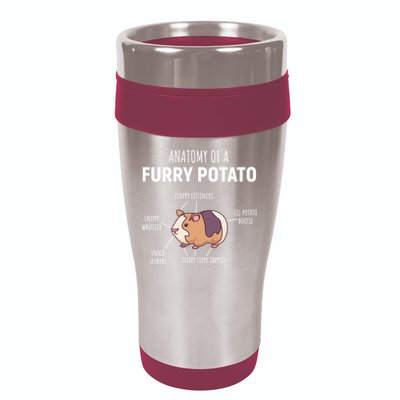 Anatomy Of A Furry Potato Funny Guinea Pig Lover Gift 16oz Travel Tumbler