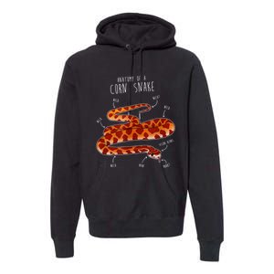 Anatomy Of A Corn Snake Premium Hoodie