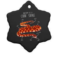 Anatomy Of A Corn Snake Ceramic Star Ornament