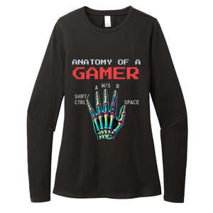 Anatomy Of A Gamer Gaming Gamer Video Games Gift Womens CVC Long Sleeve Shirt