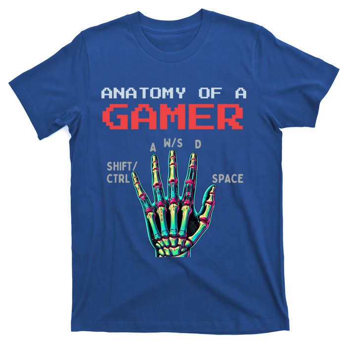 Anatomy Of A Gamer Gaming Gamer Video Games Gift T-Shirt