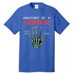 Anatomy Of A Gamer Gaming Gamer Video Games Gift Tall T-Shirt