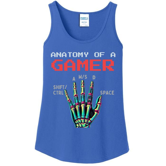 Anatomy Of A Gamer Gaming Gamer Video Games Gift Ladies Essential Tank