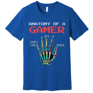 Anatomy Of A Gamer Gaming Gamer Video Games Gift Premium T-Shirt