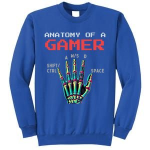 Anatomy Of A Gamer Gaming Gamer Video Games Gift Tall Sweatshirt