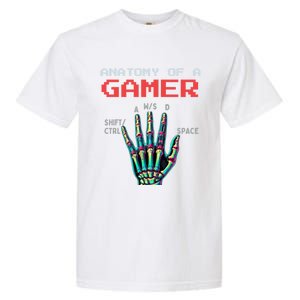 Anatomy Of A Gamer Gaming Gamer Video Games Gift Garment-Dyed Heavyweight T-Shirt