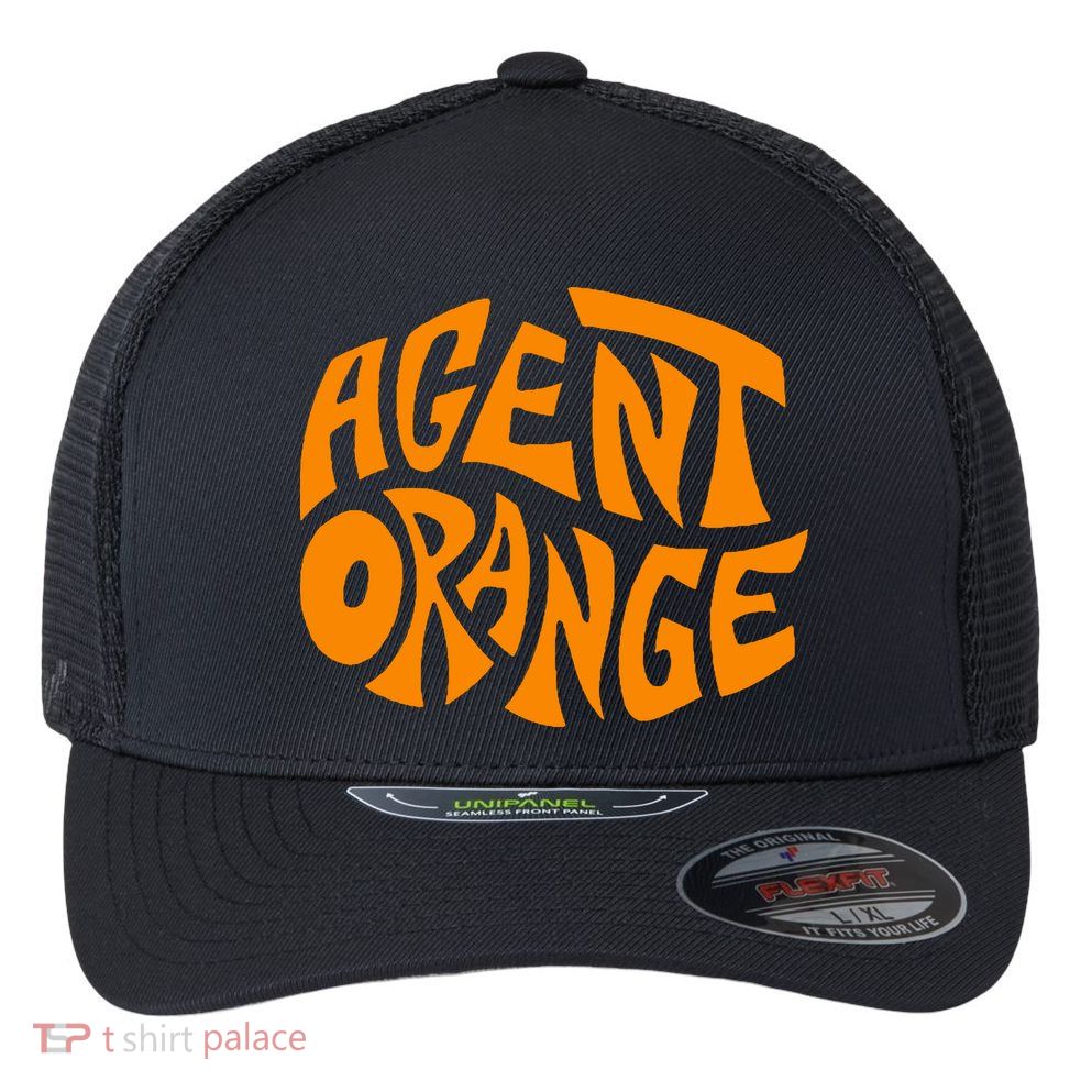 Agent Orange Flexfit Unipanel Trucker Cap