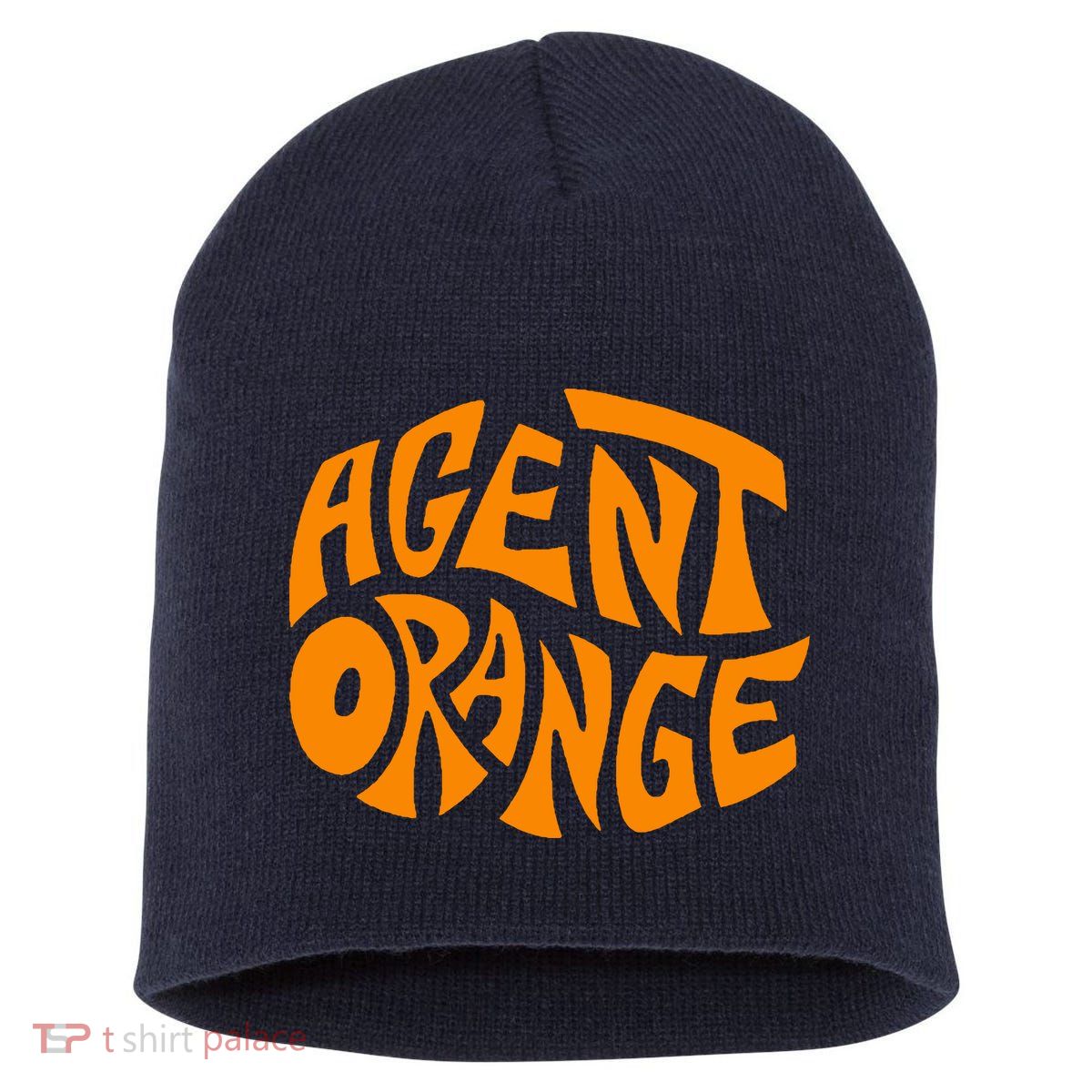 Agent Orange Short Acrylic Beanie