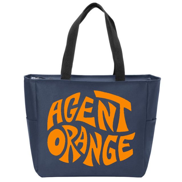 Agent Orange Zip Tote Bag