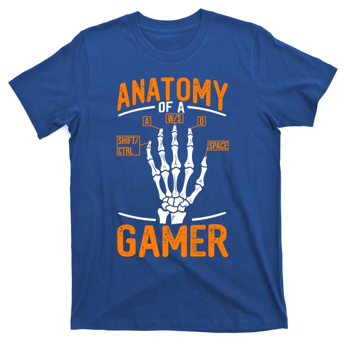 Anatomy Of A Gamer Funny Pc Gamer And Gaming Ns Gift T-Shirt