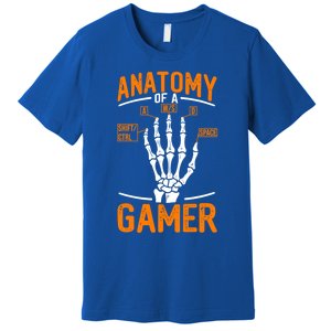 Anatomy Of A Gamer Funny Pc Gamer And Gaming Ns Gift Premium T-Shirt