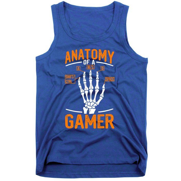 Anatomy Of A Gamer Funny Pc Gamer And Gaming Ns Gift Tank Top