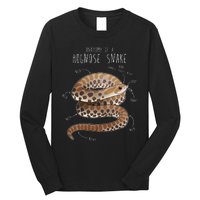 Anatomy Of A Hognose Snake Funny Pet Reptile Animal Lover Long Sleeve Shirt