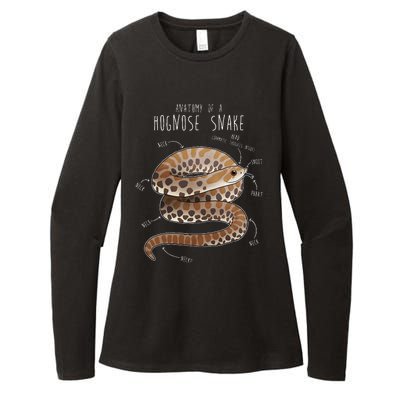 Anatomy Of A Hognose Snake Funny Pet Reptile Animal Lover Womens CVC Long Sleeve Shirt