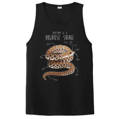 Anatomy Of A Hognose Snake Funny Pet Reptile Animal Lover PosiCharge Competitor Tank