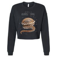 Anatomy Of A Hognose Snake Funny Pet Reptile Animal Lover Cropped Pullover Crew