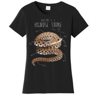 Anatomy Of A Hognose Snake Funny Pet Reptile Animal Lover Women's T-Shirt