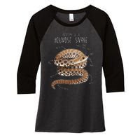 Anatomy Of A Hognose Snake Funny Pet Reptile Animal Lover Women's Tri-Blend 3/4-Sleeve Raglan Shirt