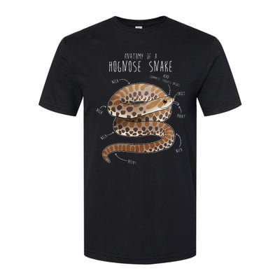 Anatomy Of A Hognose Snake Funny Pet Reptile Animal Lover Softstyle CVC T-Shirt