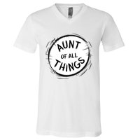 Aunt Of All Things V-Neck T-Shirt