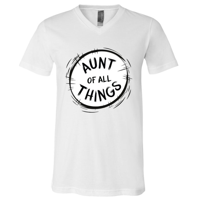 Aunt Of All Things V-Neck T-Shirt