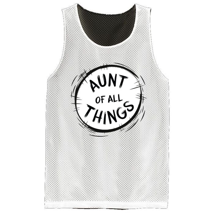 Aunt Of All Things Mesh Reversible Basketball Jersey Tank