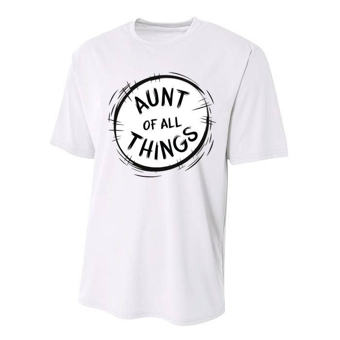 Aunt Of All Things Performance Sprint T-Shirt