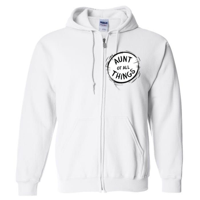 Aunt Of All Things Full Zip Hoodie