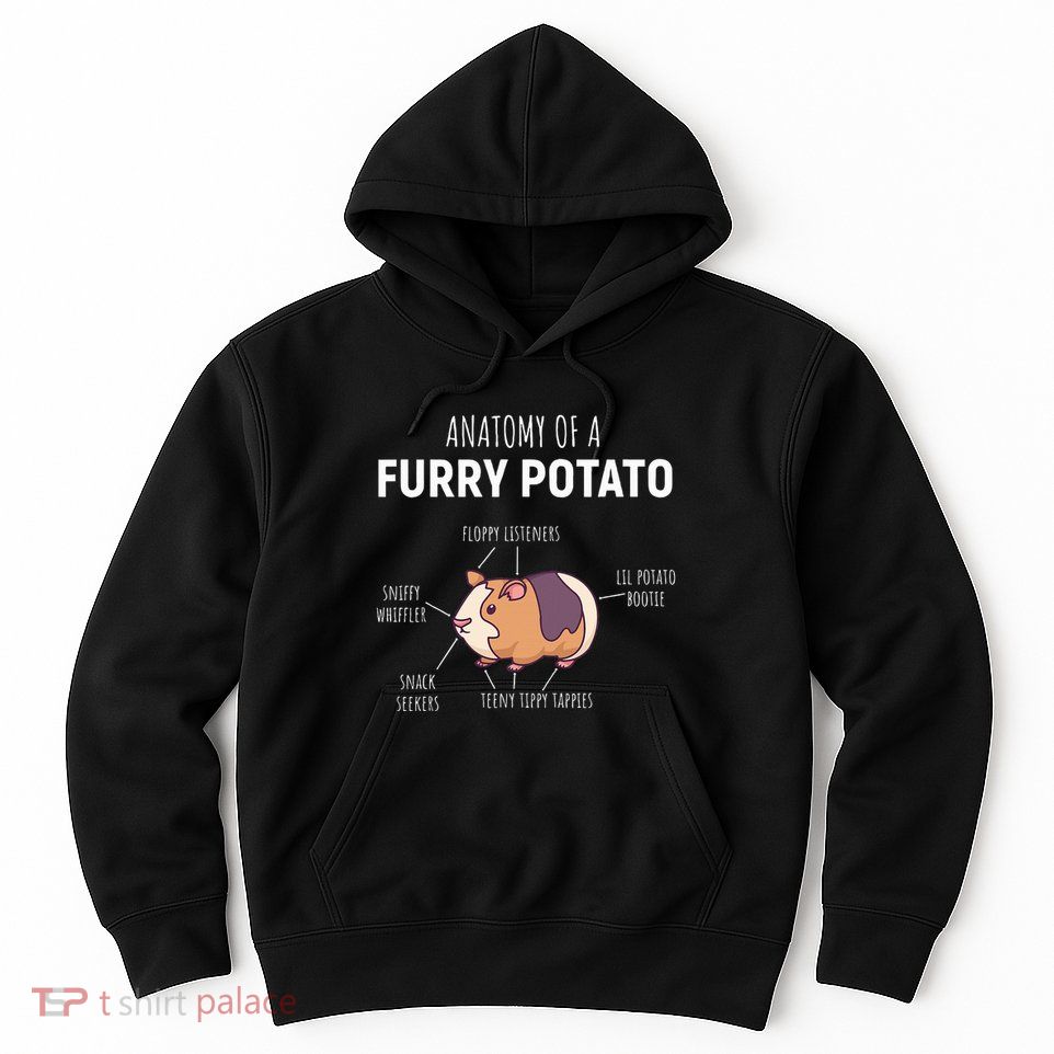 Anatomy Of A Furry Potato Guinea Pig Lover Hoodie