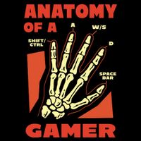 Anatomy Of A Gamer Halloween Drawstring Bag