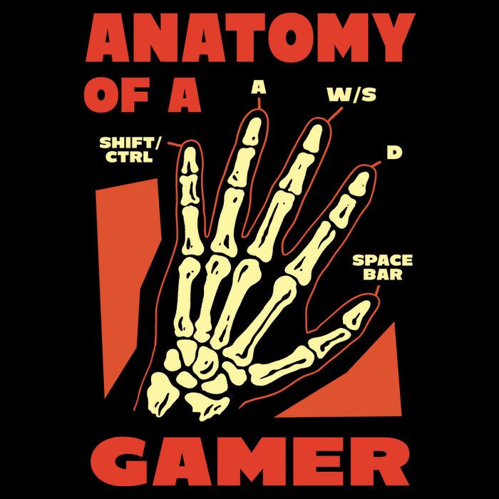 Anatomy Of A Gamer Halloween Drawstring Bag