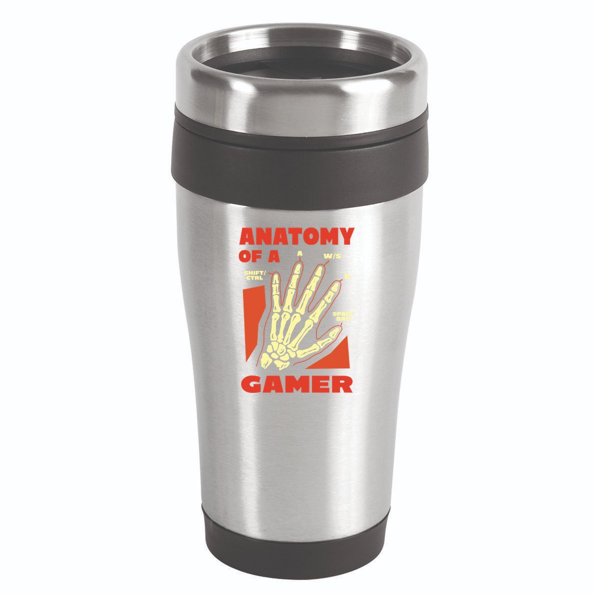 Anatomy Of A Gamer Halloween 16oz Travel Tumbler