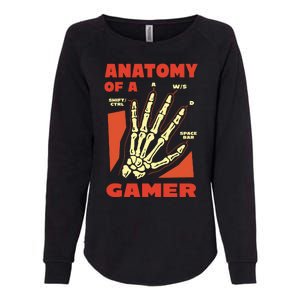 Anatomy Of A Gamer Halloween Womens California Wash Sweatshirt