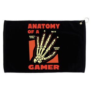 Anatomy Of A Gamer Halloween Grommeted Golf Towel