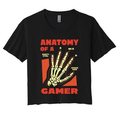 Anatomy Of A Gamer Halloween Crop Top