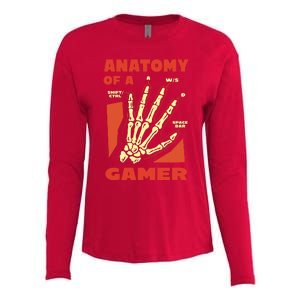 Anatomy Of A Gamer Halloween Womens Cotton Relaxed Long Sleeve T-Shirt