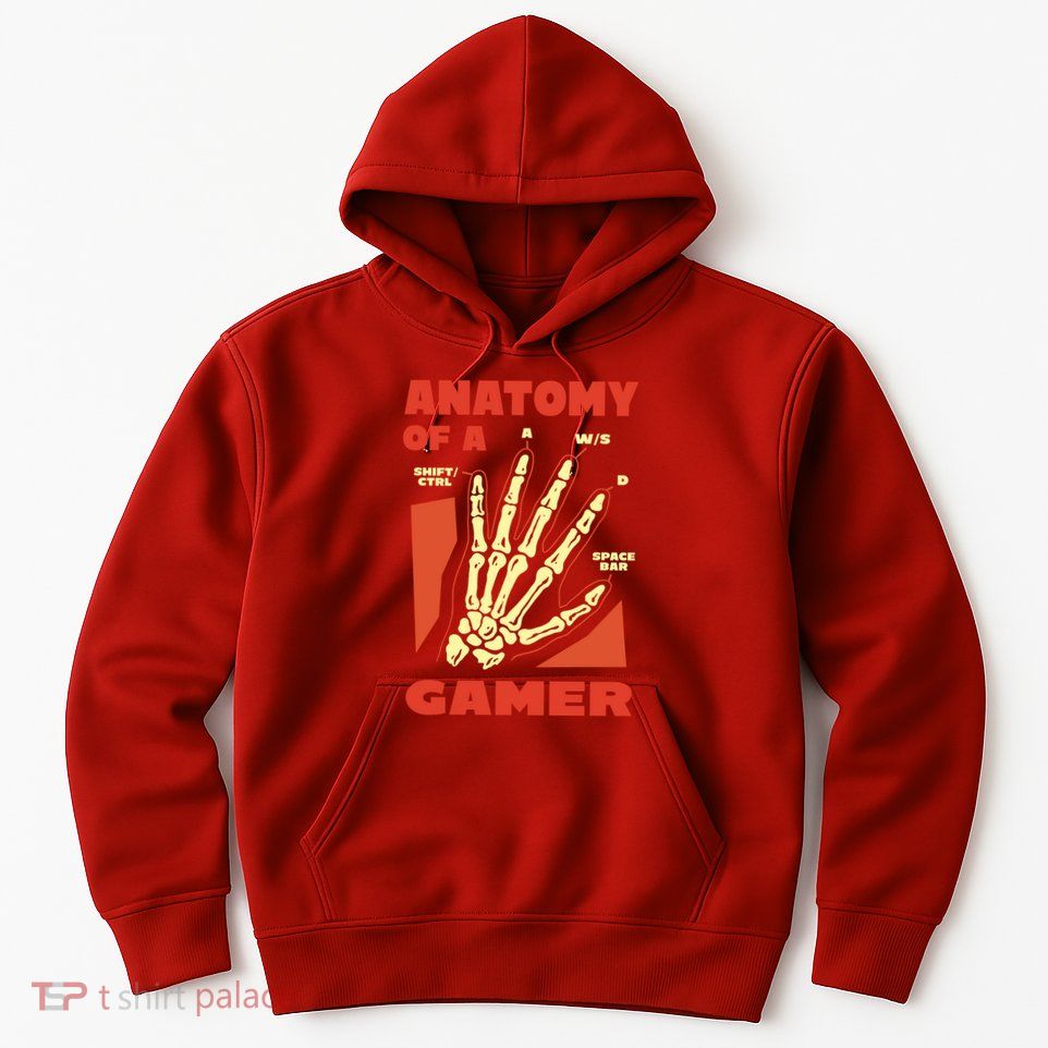 Anatomy Of A Gamer Halloween Hoodie