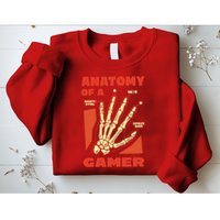Anatomy Of A Gamer Halloween Sweatshirt