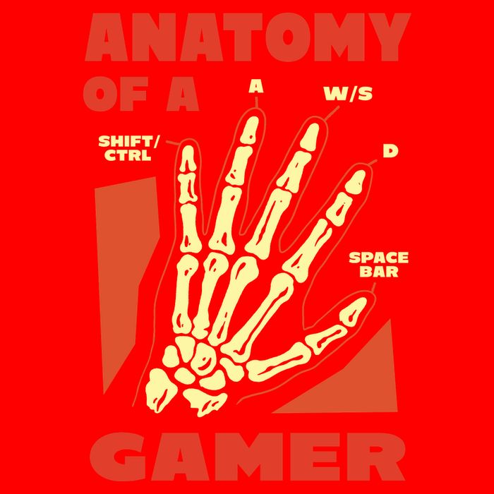 Anatomy Of A Gamer Halloween Sweatshirt