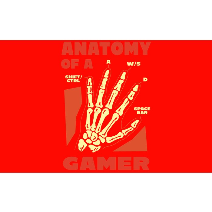 Anatomy Of A Gamer Halloween Bumper Sticker