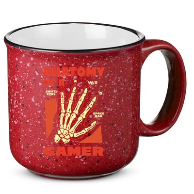 Anatomy Of A Gamer Halloween 15oz Campfire Ceramic Mug