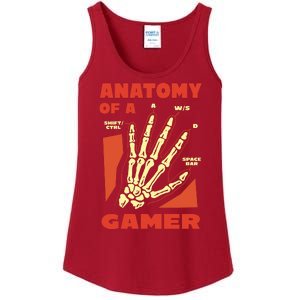 Anatomy Of A Gamer Halloween Ladies Essential Tank