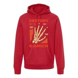 Anatomy Of A Gamer Halloween Premium Hoodie