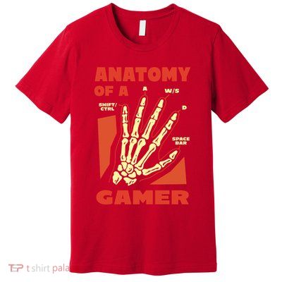 Anatomy Of A Gamer Halloween Premium T-Shirt