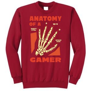 Anatomy Of A Gamer Halloween Tall Sweatshirt