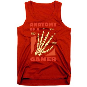 Anatomy Of A Gamer Halloween Tank Top