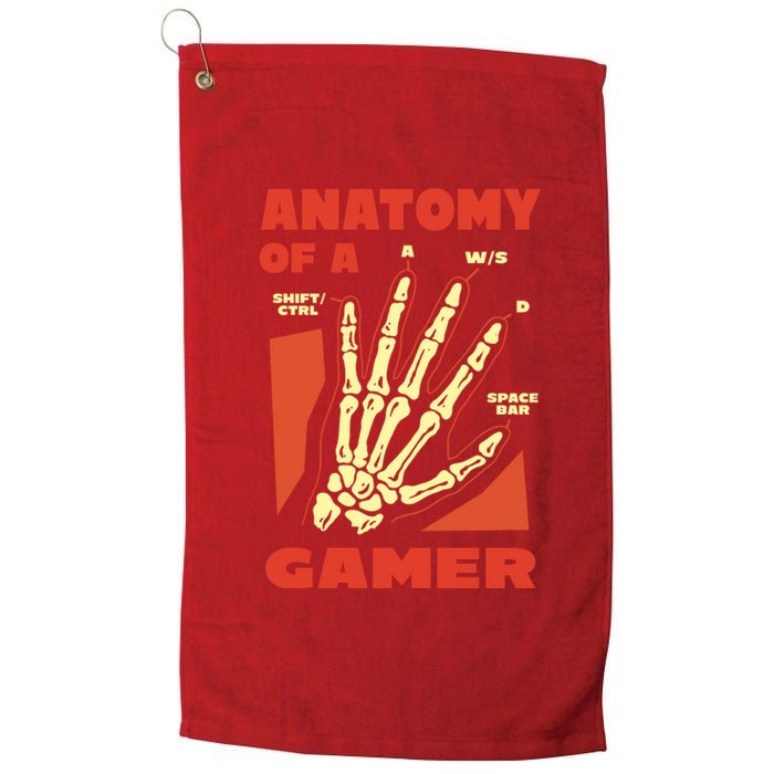 Anatomy Of A Gamer Halloween Platinum Collection Golf Towel