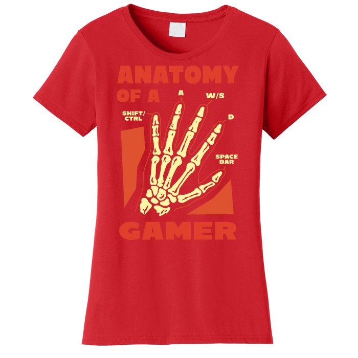 Anatomy Of A Gamer Halloween Women's T-Shirt