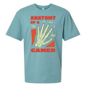 Anatomy Of A Gamer Halloween Sueded Cloud Jersey T-Shirt