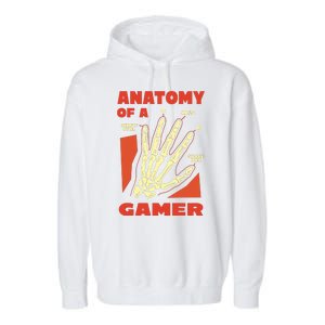 Anatomy Of A Gamer Halloween Garment-Dyed Fleece Hoodie